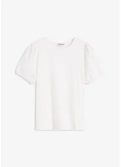 Jerseyshirt mit Ärmeln aus Baumwollpopeline, bonprix