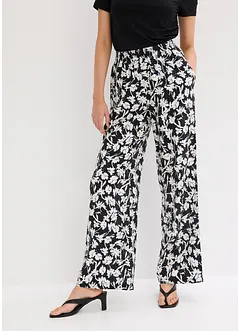Palazzo-Hose aus strukturiertem Material, bonprix