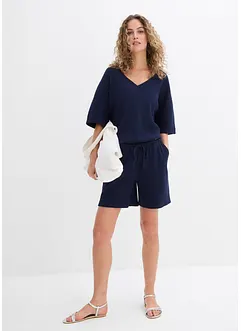 Short texturé 100% coton, bonprix