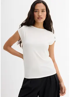 Top côtelé doux en modal mélangé, bonprix