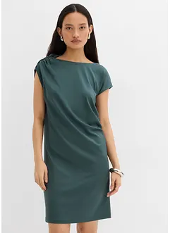 Minikleid aus strukturiertem Crêpe, bonprix