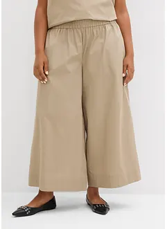 Weite Culotte aus reiner Baumwolle, bonprix