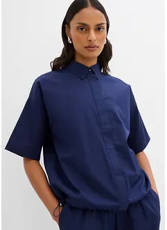 Oversize-Bluse aus reiner Baumwolle, bonprix