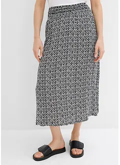 Jupe longue en crépon de viscose, bonprix