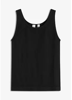 Long débardeur côtelé sans coutures, bonprix