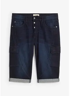 Bermuda cargo en jean, loose, bonprix