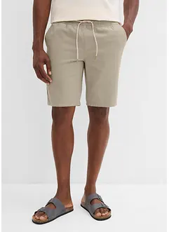 Bermuda 100% coton à taille élastiquée, Regular, bonprix