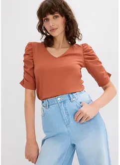 Shirt mit Puffärmeln, bonprix