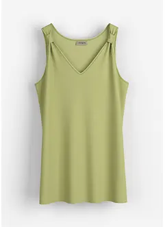 Long débardeur en viscose et lin, bonprix