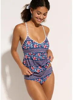 Tankini (ens. 2 pces) à bretelles croisées, bonprix