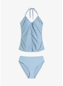 Neckholder-Tankini (2-tlg.Set) mit Raffung, bonprix