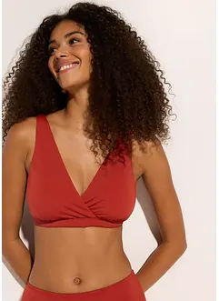 Haut de bikini brassière avec col en V, bonprix