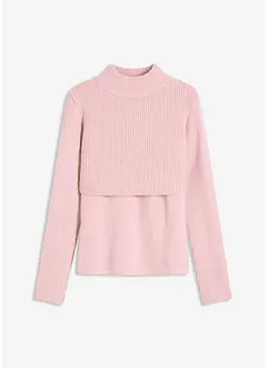 Pull à effet superposé, bonprix