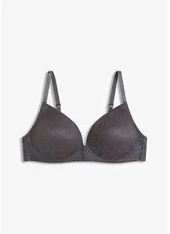 Schalen-BH ohne Bügel mit zarter Spitze, bonprix