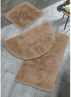 Memory Schaum Badematte mit Synthetik Fell, bonprix