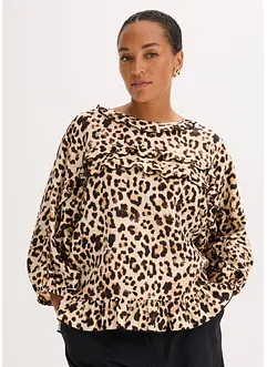 Blouse en fine viscose mélangée, bonprix