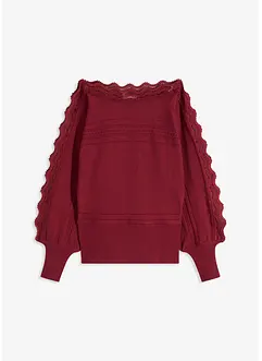 Pull fluide en fine maille de viscose mélangée, bonprix