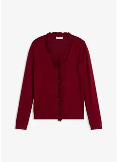 Feinstrickjacke aus fließendem Viskose-Mix, bonprix