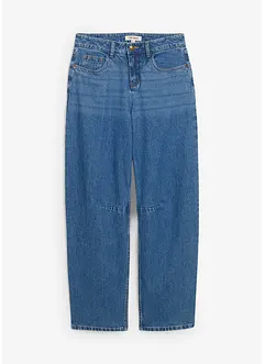 Jean barrel taille mi-haute, bonprix