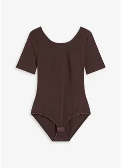Halbarm Body mit Baumwolle, bonprix