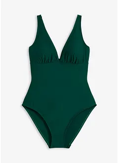 Medium Shape-Badeanzug mit tiefem Ausschnitt, bonprix