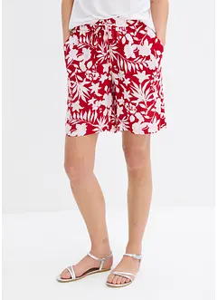 Short ample en viscose avec taille haute élastiquée, bonprix