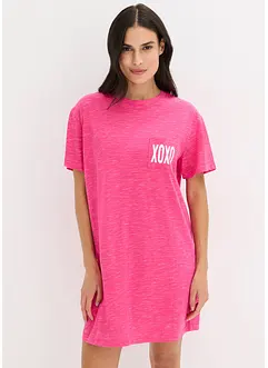 Chemise de nuit oversize en fil flammé, bonprix