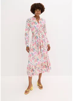 Robe longue à imprimé floral, bonprix