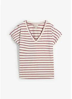 Shirt mit Volantärmeln, bonprix