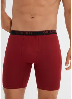 Lot de 2 boxers longs en coton extensible, bonprix