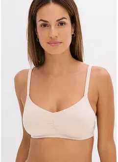 Lot de 2 soutiens-gorge bralettes Feel Comfort en modal doux, bonprix