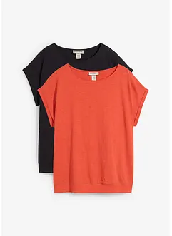 T-Shirt (2er Pack), bonprix