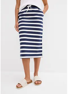 Jupe midi en molleton, bonprix