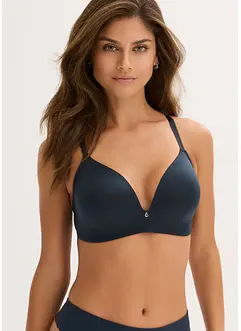 Schalen-BH ohne Bügel aus glänzendem Material, bonprix