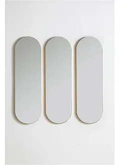 Lot de 3 miroirs à cadre doré, bonprix