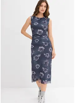 Midikleid aus feinem Mesh, bonprix