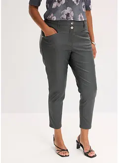 Stretch-Hose mit Glanzeffekt aus Viskose-Mix, bonprix