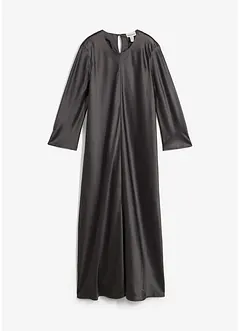 Midikleid aus glänzendem Satin, bonprix