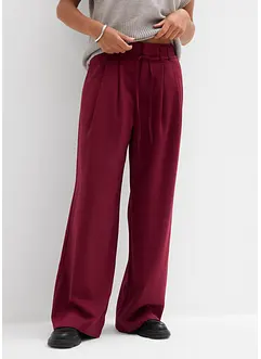 Bundfaltenhose mit Bindeband, bonprix