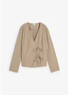 Blusenshirt aus feinem Cord, bonprix