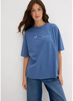 Oversize-Shirt aus reiner Bio-Baumwolle, bonprix