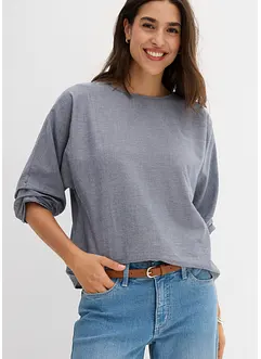 Blusenshirt aus reiner Baumwolle, bonprix
