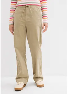 Pantalon en velours côtelé, coton extensible, bonprix