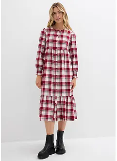 Midikleid aus Flanell, bonprix
