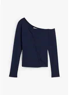 Geripptes Langarmshirt, bonprix
