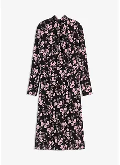 Robe midi à col montant, bonprix