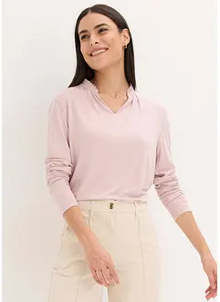 T-shirt blouse à col montant, bonprix