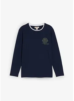 T-shirt manches longues effet superposé, bonprix