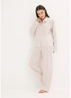 Weit geschnittener Loungewear Hausanzug aus gewebter Baumwolle, bonprix