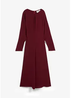 Robe midi à effet drapé, bonprix